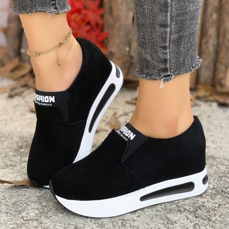 Women'S Shoes Hey Dude - Women's Hidden Height Increase Casual Shoes