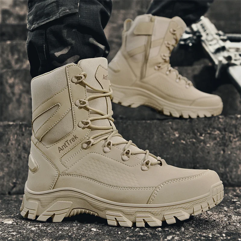 2025 New Tactical Boots Men Bo - đánh giá và giá Suede Ankle Boot
