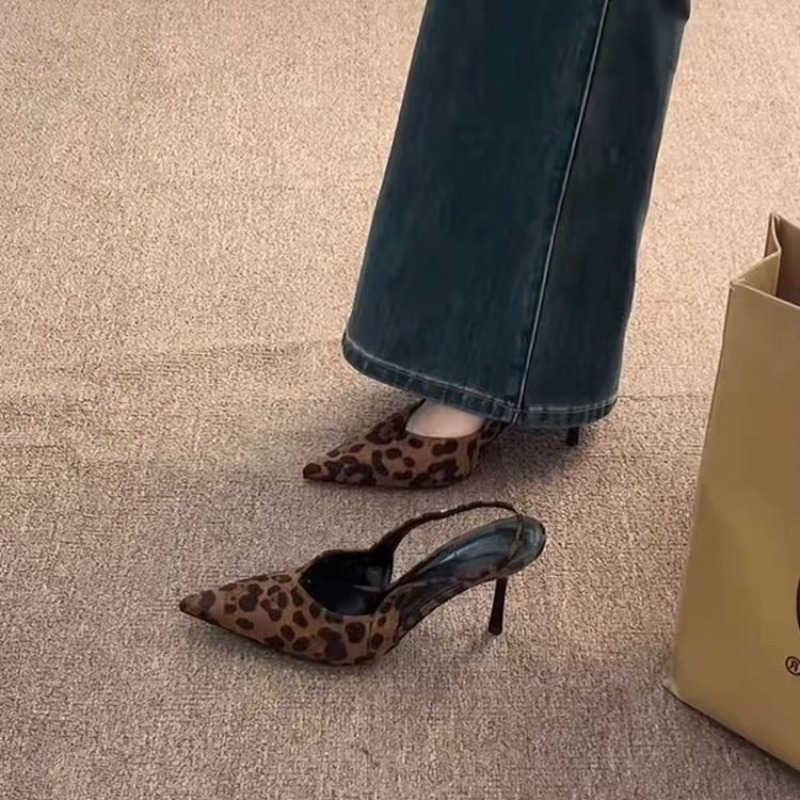 French Pointed Toe Leopard Pri - đánh giá và giá Leopard Print Heels