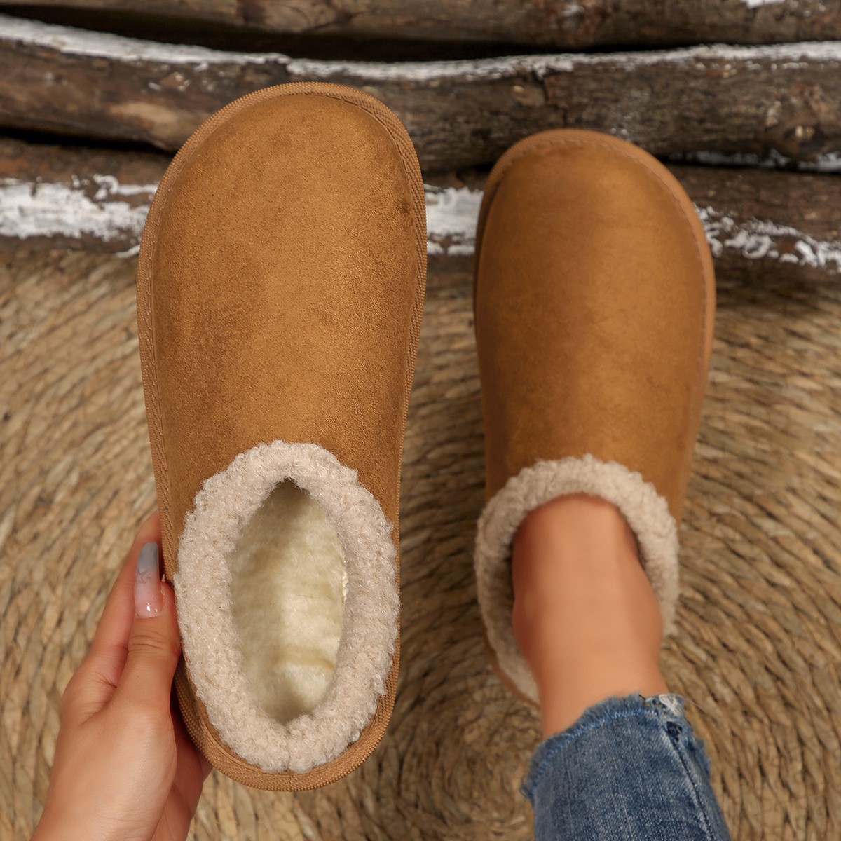 Fashion Women's Slippers Fluff - đánh giá và giá Women Shoes Boots