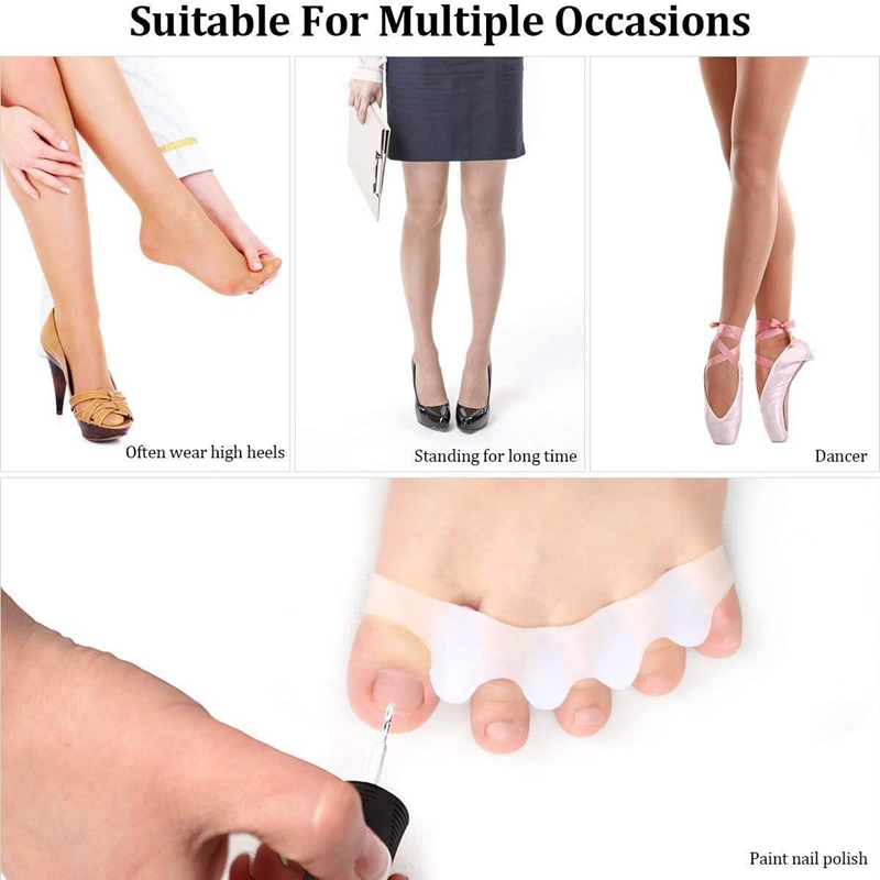 1 Pair Silicone Toe Separators - đánh giá và giá Women'S Shoes With Bunions