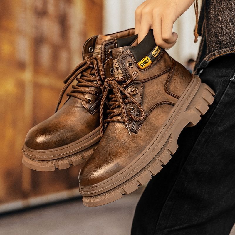 Vintage Men Platform Ankle Boo - đánh giá và giá Suede Ankle Boot