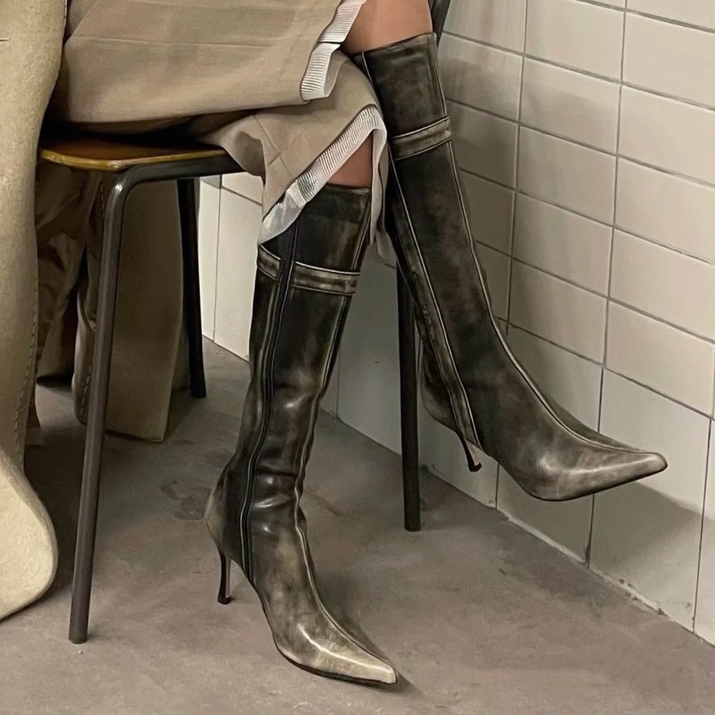 Sexy Designer Women High Boots - đánh giá và giá Suede Ankle Boot
