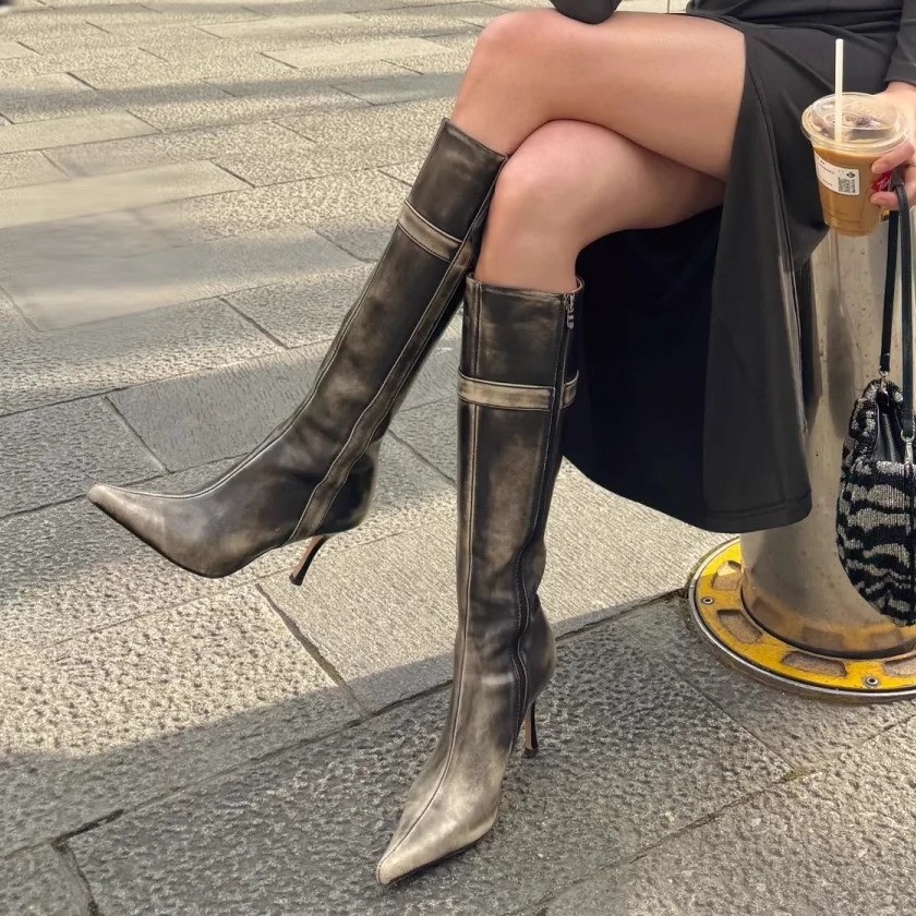 Sexy Designer Women High Boots - đánh giá và giá Suede Ankle Boot