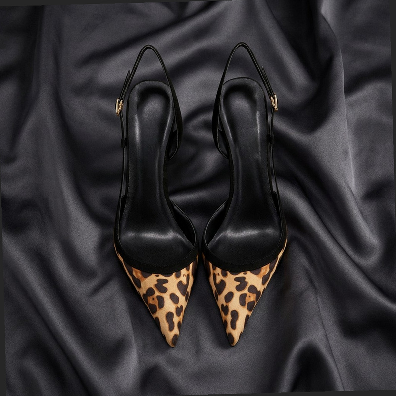 Yuejinlong #YJ26-802, Black Su - đánh giá và giá Leopard Print Heels