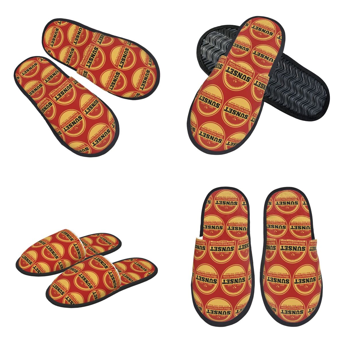 Custom Vintage Sunset Sarsapar - đánh giá và giá Women Shoes Logo