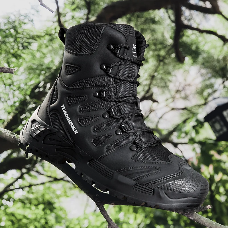 Men's Outdoor Hiking Tactical  - đánh giá và giá Suede Ankle Boot