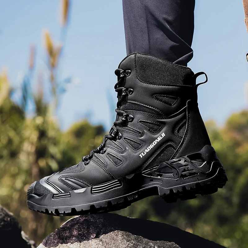 Men's Outdoor Hiking Tactical  - đánh giá và giá Suede Ankle Boot