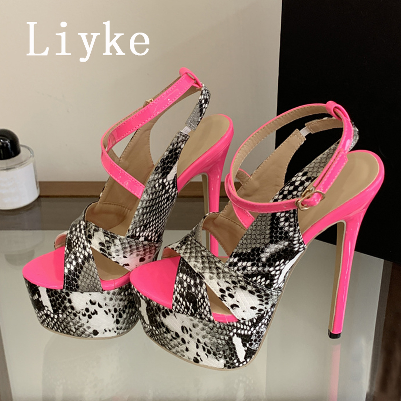 Liyke Sexy Extreme Thin High H - đánh giá và giá Leopard Print Heels